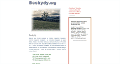 Desktop Screenshot of beskydy.org